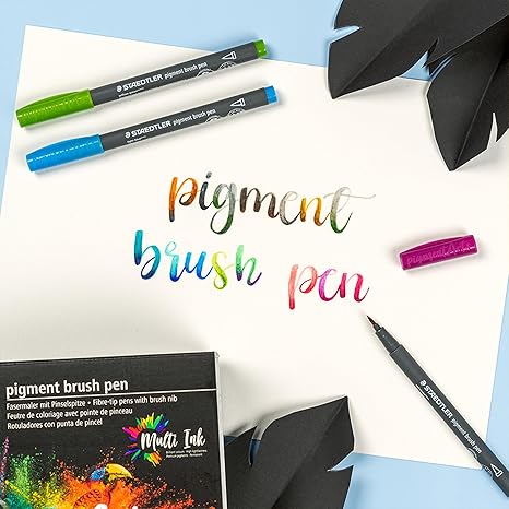 STAEDTLER PIGMENT BRUSH PEN INTENSE BLACK 371-99 