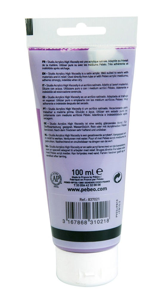 PEBEO ACRYLIC STUDIO HV100ML ORIENT VIOLET