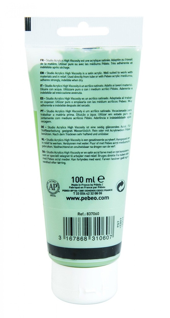 PEBEO ACRYLIC STUDIO HV100ML CHRO.GREE.HUE