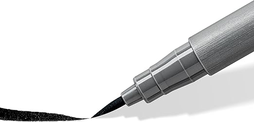 STAEDTLER PIGMENT SOFT BRUSH PEN COOL MEDIUM GREY 372-87