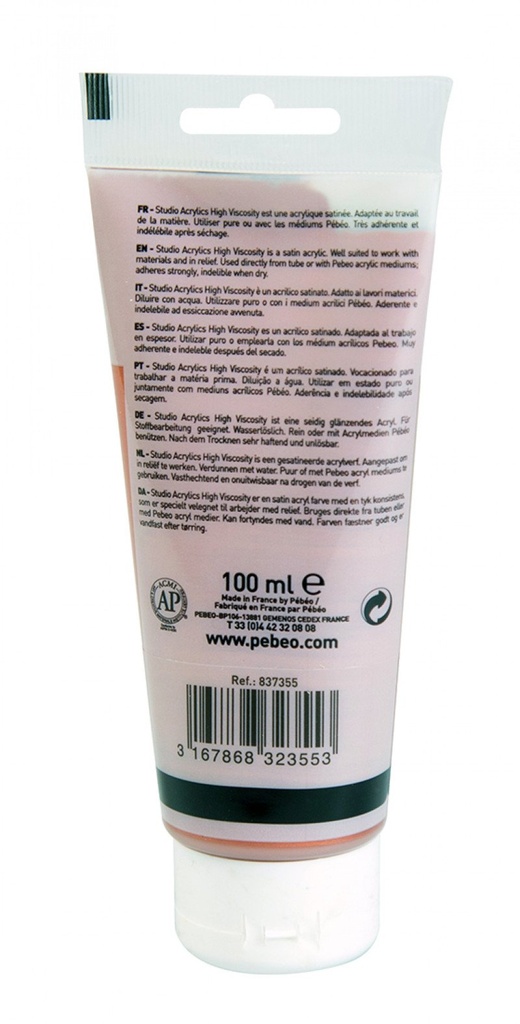 PEBEO ACRYLIC STUDIO HV 100ML COPPER