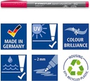 STAEDTLER PIGMENT CALLIGRAPHY PEN BORDEAUXRED 375-23