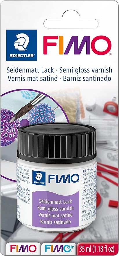 STAEDTLER ACCESSORY FIMO SEMI GLOSS VARNISH 35ML 8705 01 BK