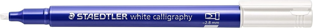 STAEDTLER CALLIGRAPHY MARKER WHITE 8325-0