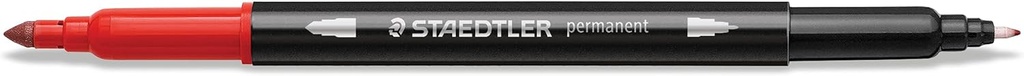 STAEDTLER DOUBLE-ENDED PERMANENT  MARKER PENS 18 PCS 3187 TB18