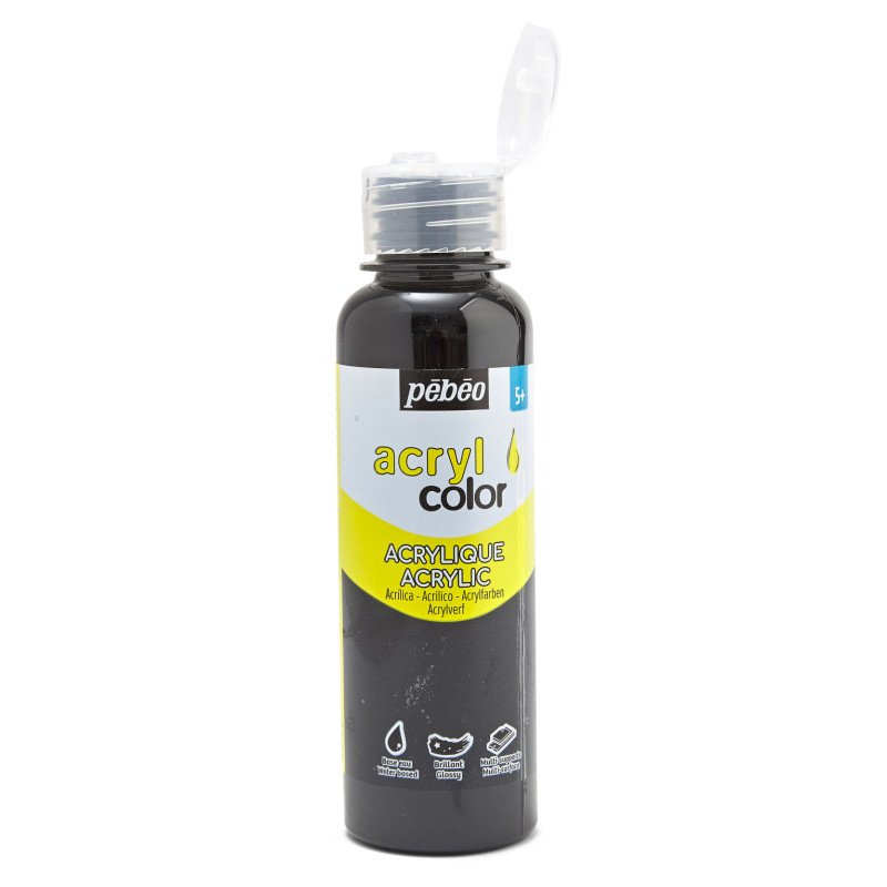 ACRYLCOLOR 150ML BLACK