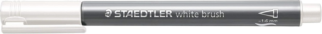 STAEDTLER MARKER BRUSH WHITE 8321-0