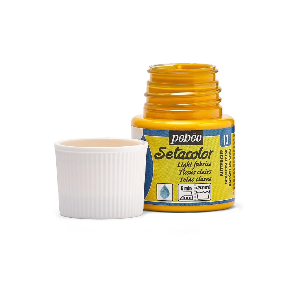 PEBEO SETACOLOR LIGHT FABRIC 45ML BUTTERCUP