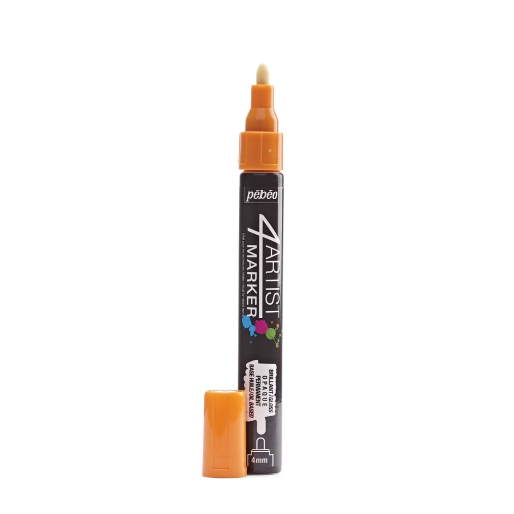 PEBEO 4ARTIST MARKER 4MM ORANGE