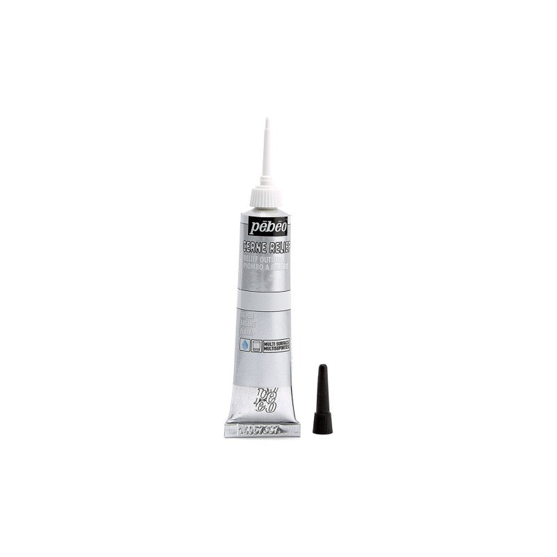 PEBEO RELIEF OUTLINER SILVER 20ML