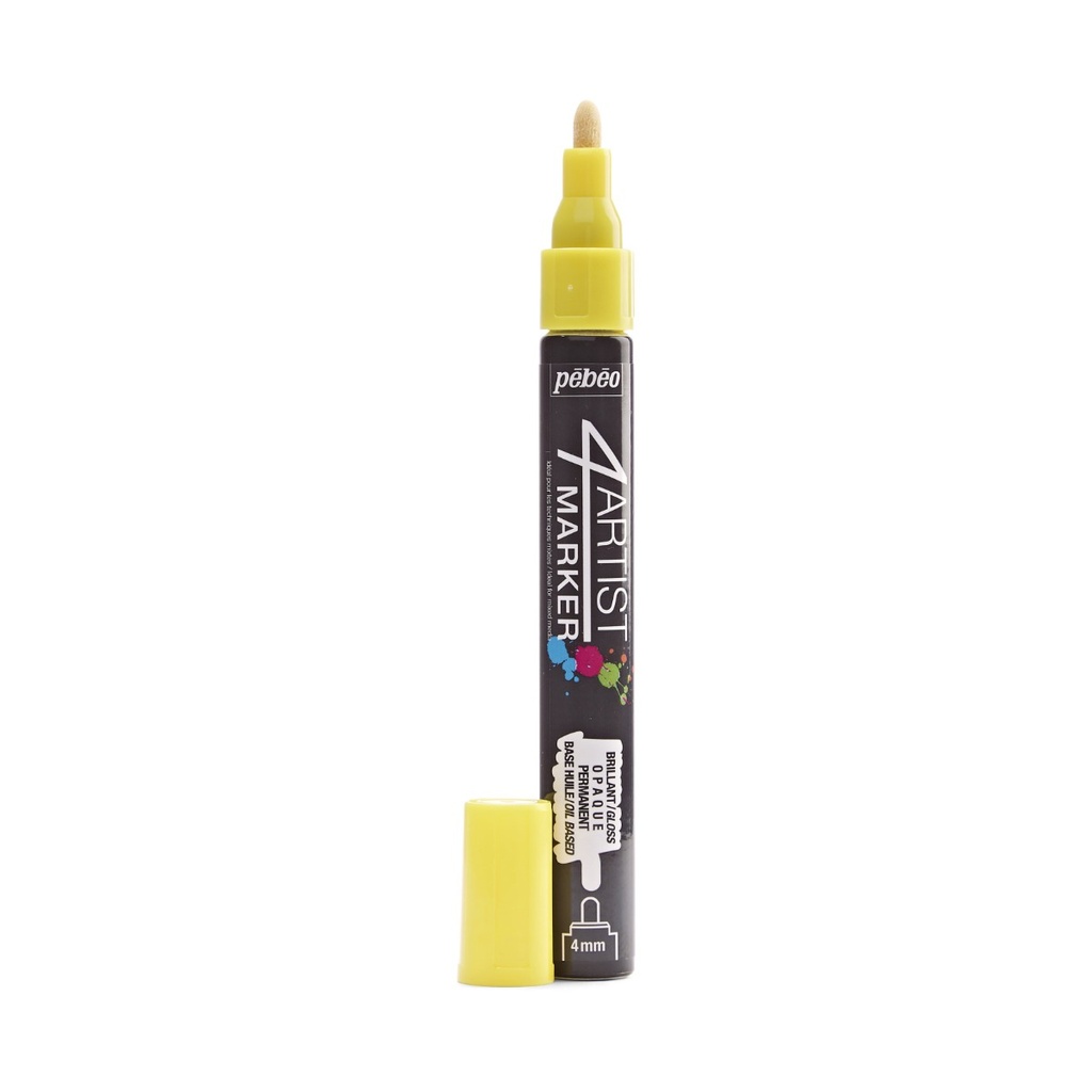 PEBEO 4ARTIST MARKER 4MM YELLOW