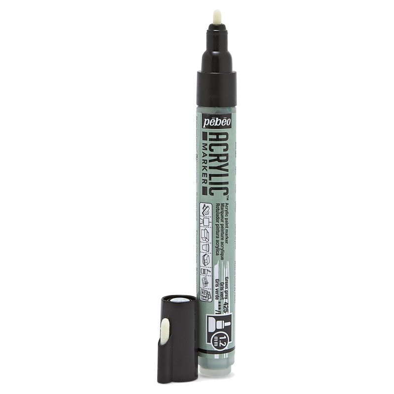 PEBEO ACRYLIC MARKER 1.2 TIP GREEN GREY