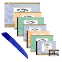 DALER ROWNEY LANGTON PRESTIGE WATERCOLOUR COLD PRESS 100% COTTON PAD 300G 14' X 10' IN 12 SHEETS