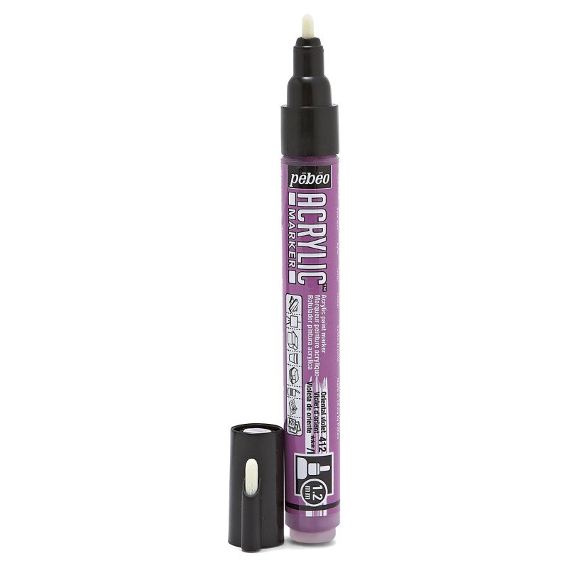 PEBEO ACRYLIC MARKER 1.2 TIP ORIENTAL VIOLET