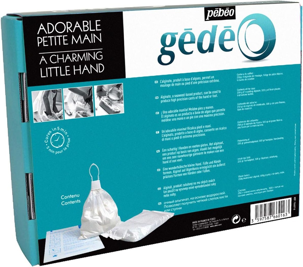 PEBEO GEDEO CHARMING LITTLE HAND MOULDING KIT