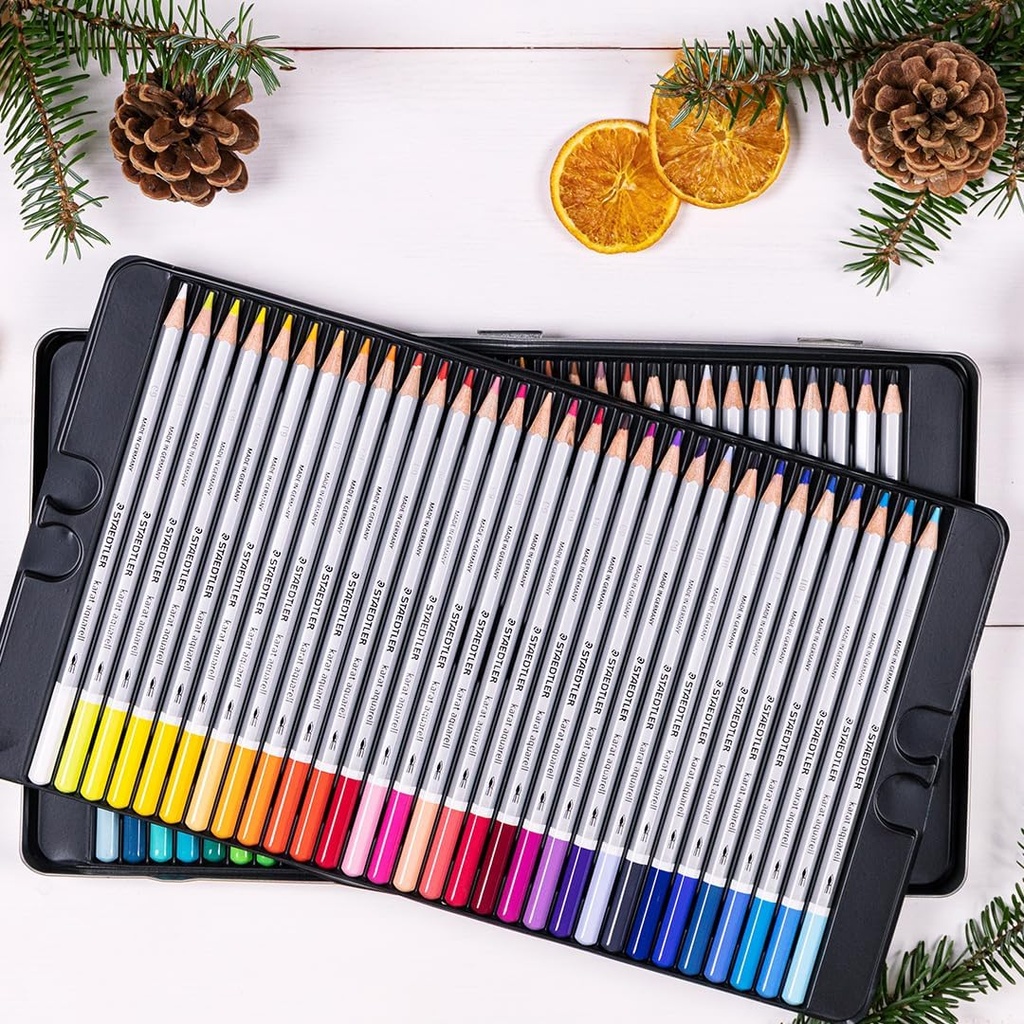 STAEDTLER KARAT AQUARELL WATERCOLOUR PENCILS 60 SET