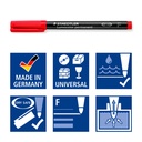 STAEDTLER UNIVERSAL PEN LUMOCOLOR PERM F 8PCS