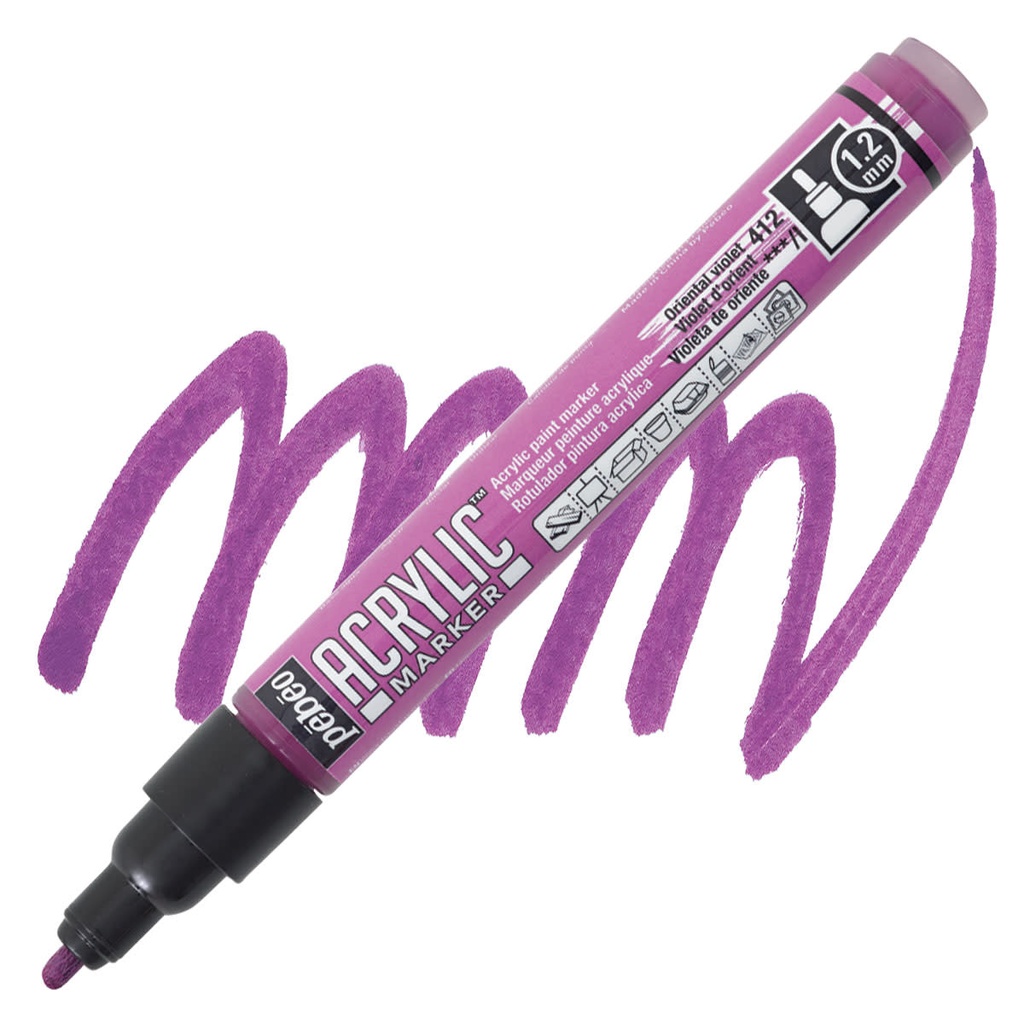 PEBEO ACRYLIC MARKER 1.2 TIP ORIENTAL VIOLET