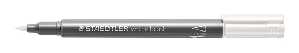 STAEDTLER METALLIC & WHITE BRUSH 6Pcs+1 PIGMENT 8321 TB7