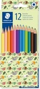 STAEDTLER WOOD FREE COLOURED PENCIL 12PC BOX 175 C12