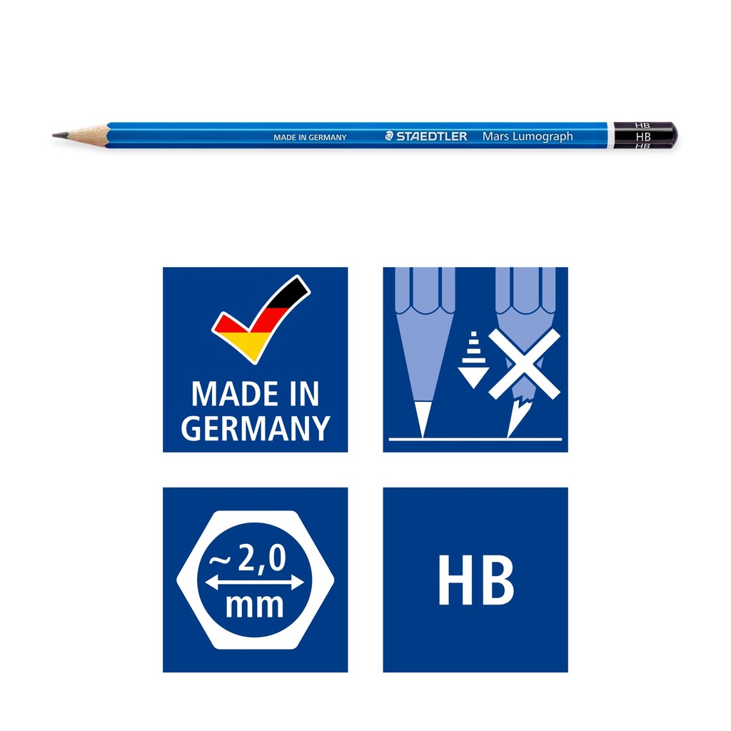 STAEDTLER PENCIL MARS LUMOGRAPH X24 