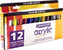 DALER ROWNEY GRAD ACRYLIC 12X22ML SET