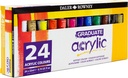 DALER ROWNEY GRAD ACRYLIC 24X22ML SET