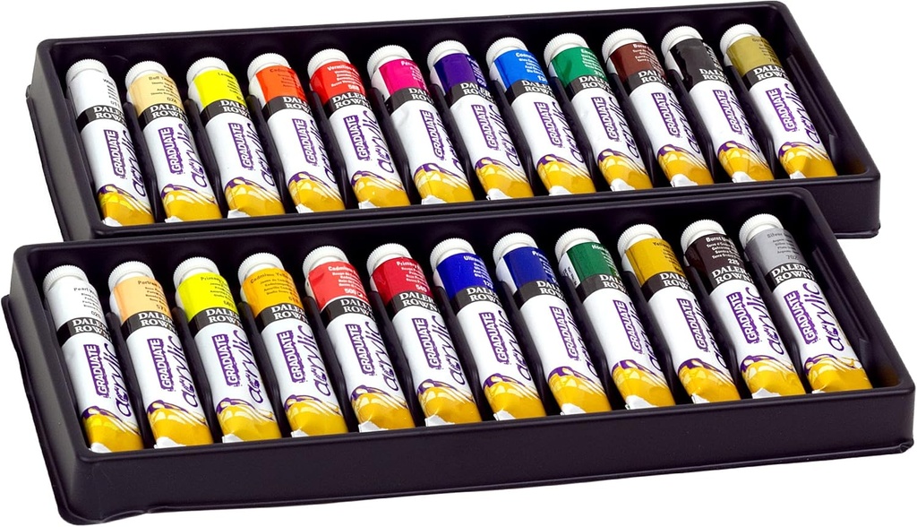 DALER ROWNEY GRAD ACRYLIC 24X22ML SET