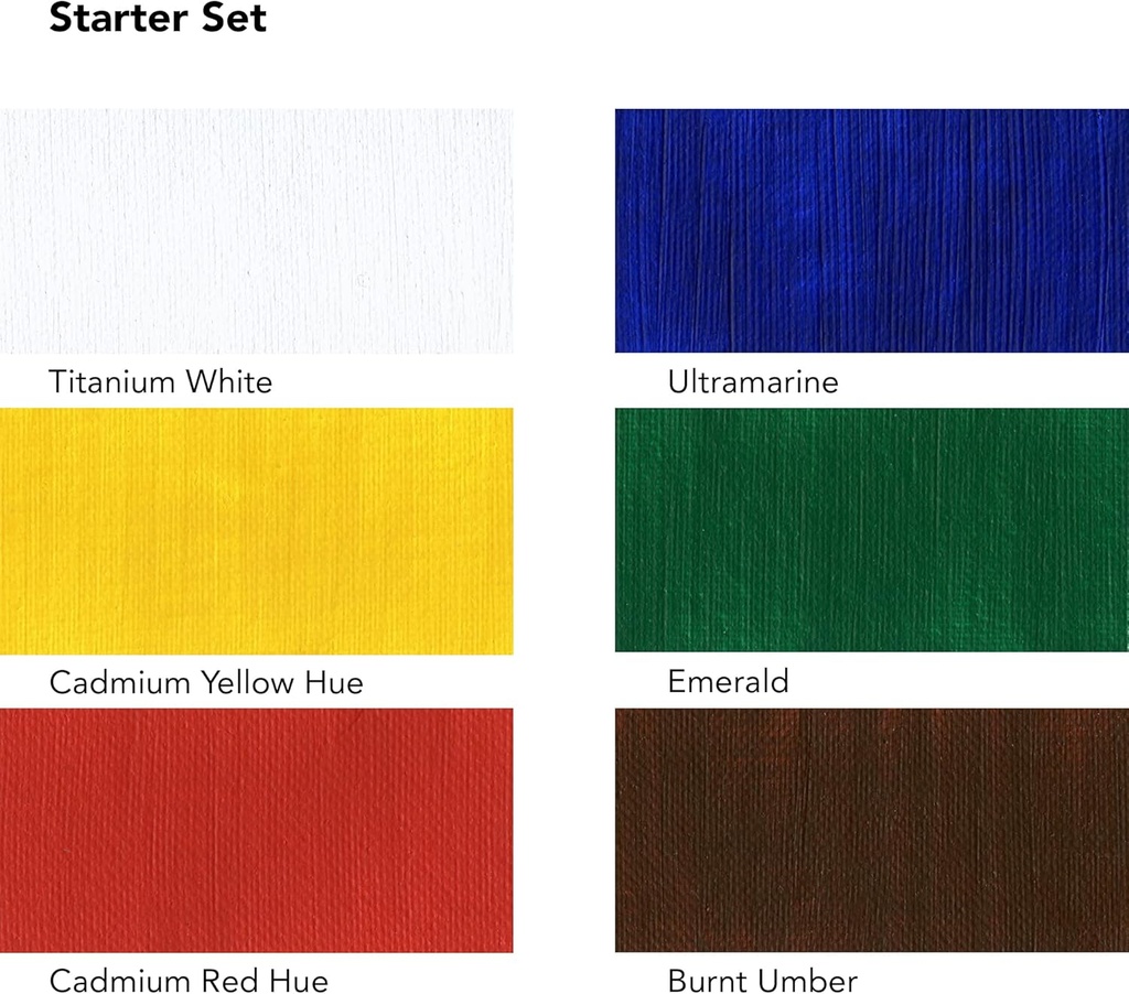 DALER ROWNEY SYSTEM3 ACRYLIC 6X22ML STARTER SET