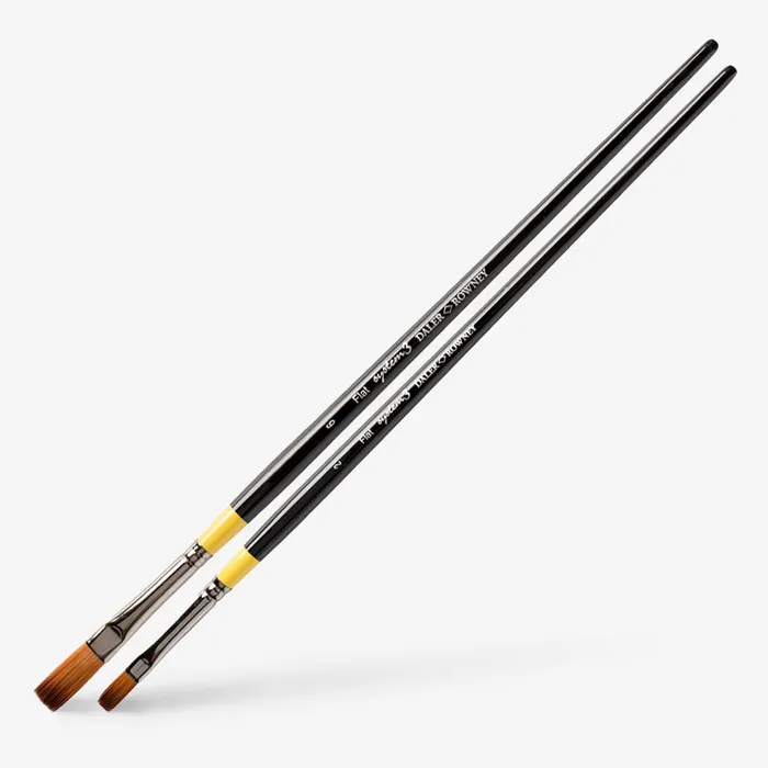 DALER ROWNEY SYSTEM3 LONG HANDLE ROUND SY45 SIZE 6