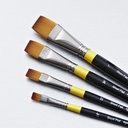DALER ROWNEY SYSTEM3 SHORT HANDLE SHORT FLAT SY55 SIZE 1 INCH