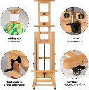 MEEDEN Wooden Deluxe Studio Easel