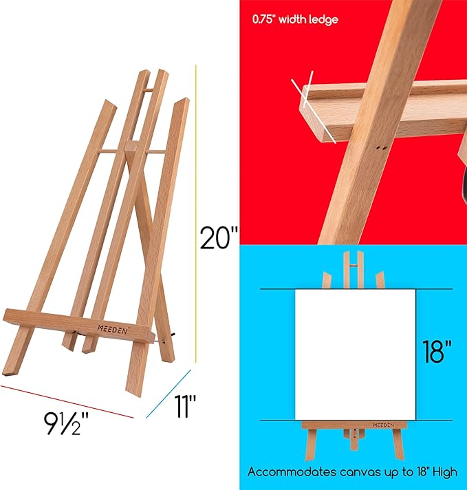 Meeden A-Frame table top easel 20''
