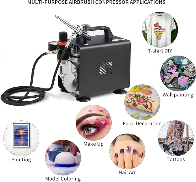Meeden Airbrush 1/5 HP Auto-Stop Compressor