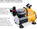 Meeden Airbrush Compressor 1/5hp Model 7002, Professional Single Piston
