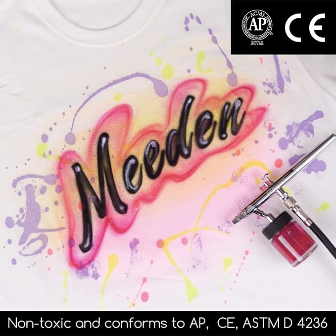 Meeden Airbrush Paint 24 Colors Set, 30 ml / 3 oz