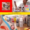 Meeden Fluid Metallic Acrylic Paint Set, 6 Colors, 60 ml / 2 oz
