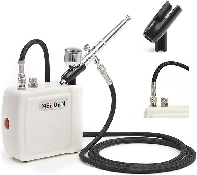 Meeden White Mini Airbrush Compressor