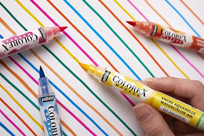 PEBEO COLOREX MARKER SET 12 ESSENTIAL
