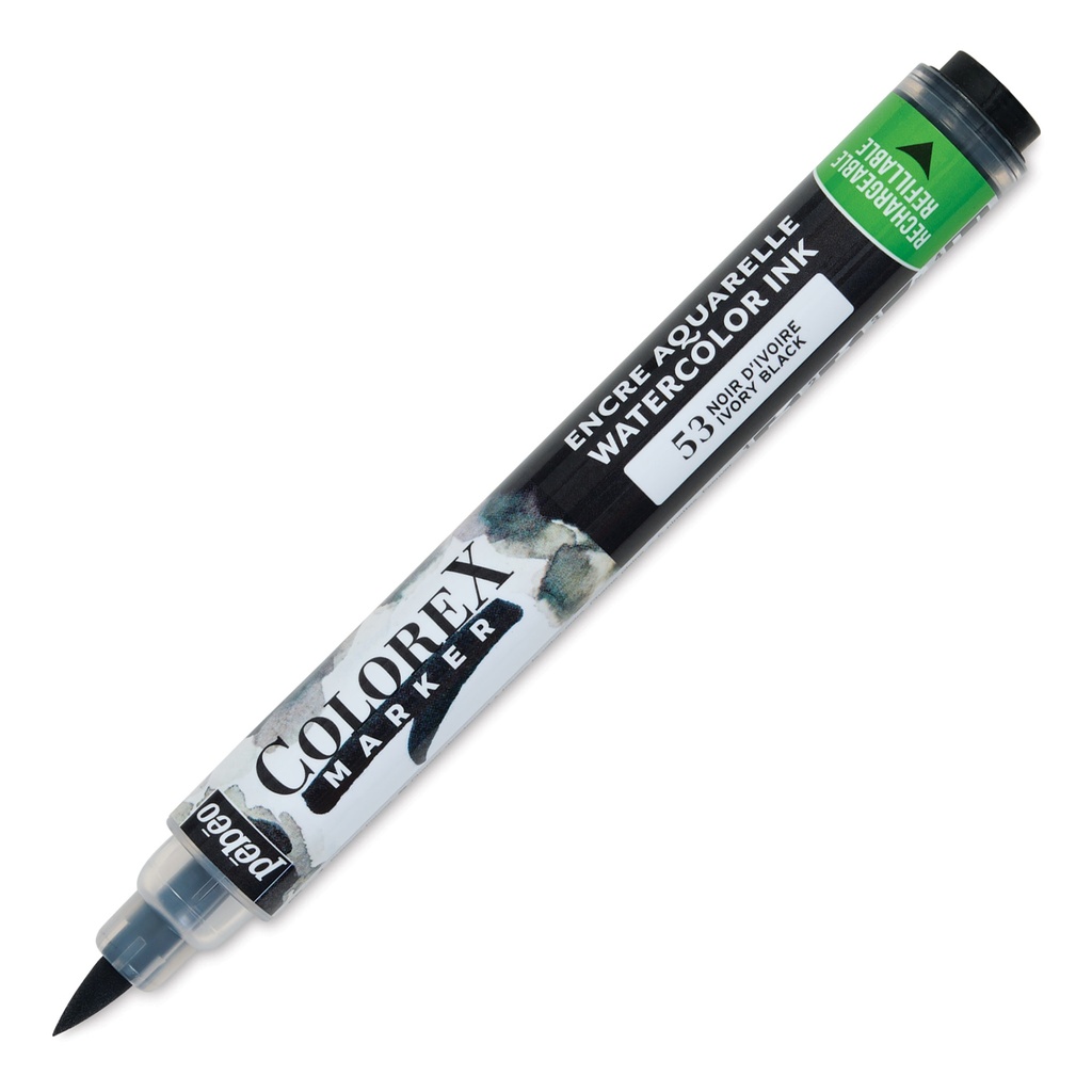 PEBEO COLOREX MARKER TRICHROMATIC BLACK