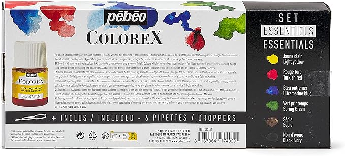 PEBEO COLOREX SET 6X20ML PRIMAIRY