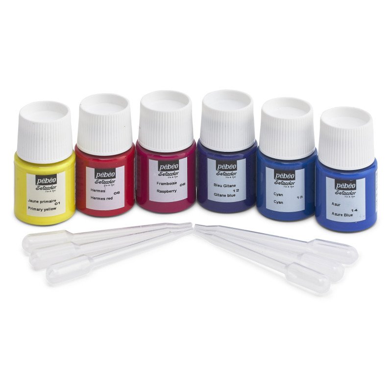 PEBEO SETACOLOR INITIATION SET TIE & DYE 6X20ML