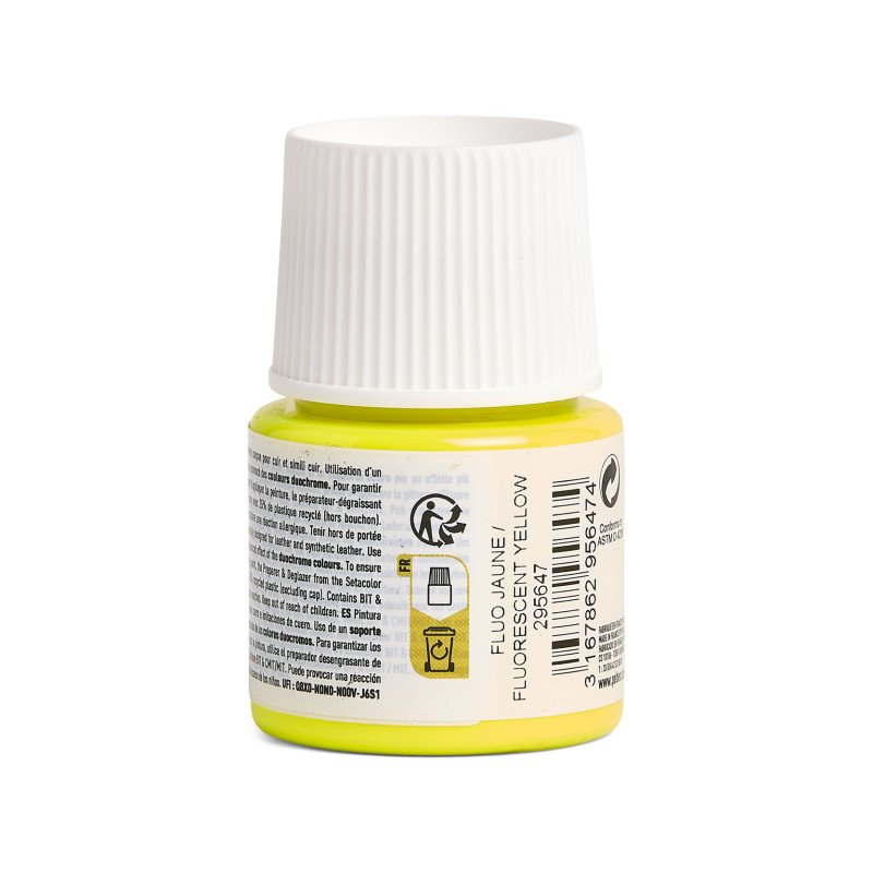 PEBEO SETACOLOR LEATHER 45ML FLUO YELLOW