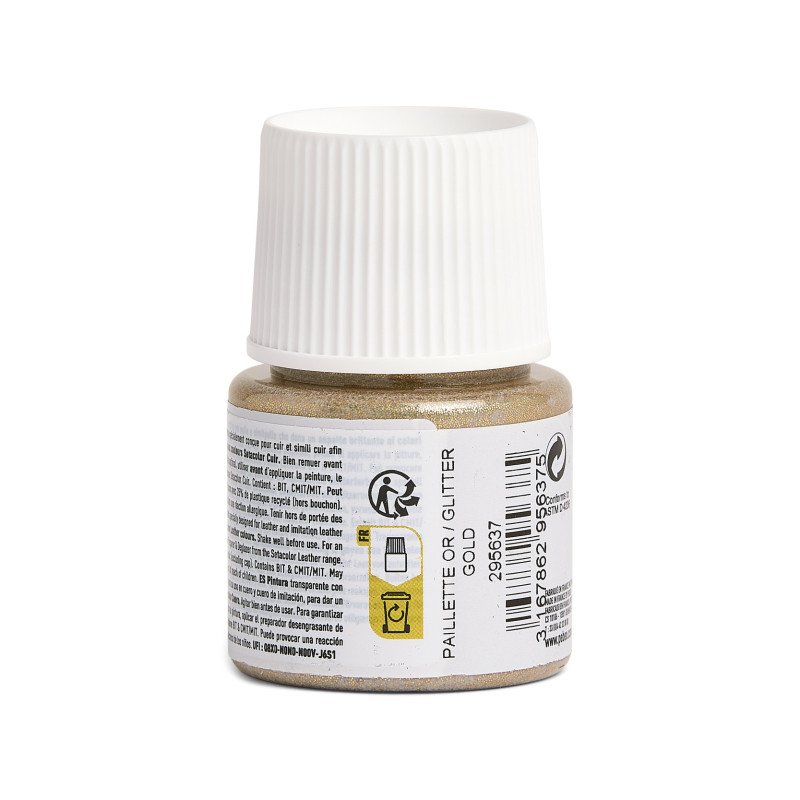 PEBEO SETACOLOR LEATHER 45ML GLITTE GOLD