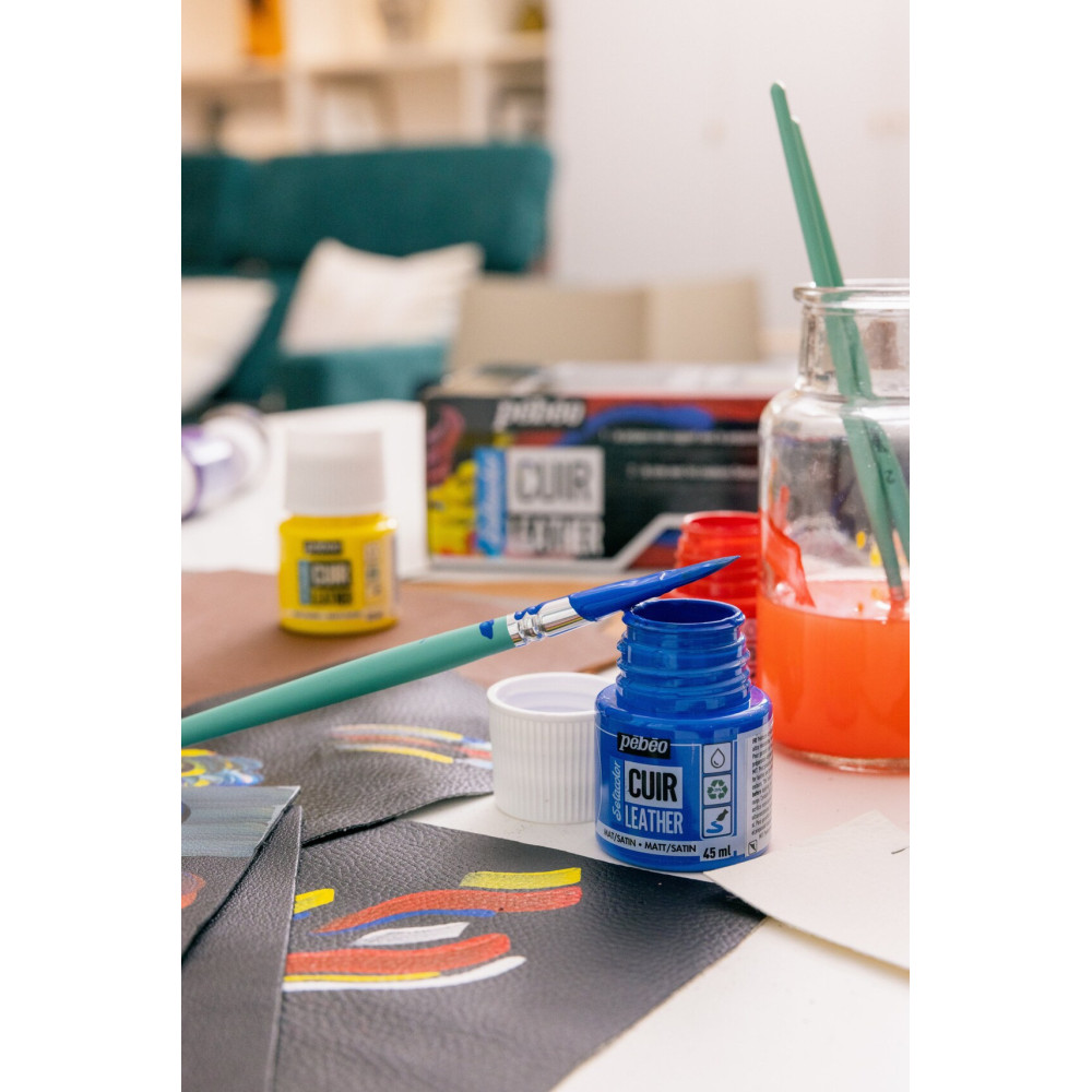 PEBEO SETACOLOR LEATHER 45ML ICED BLUE