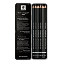 STAEDTLER PENCIL MARS BLACK LUMOGRAPH 6PCS SET 100B G6