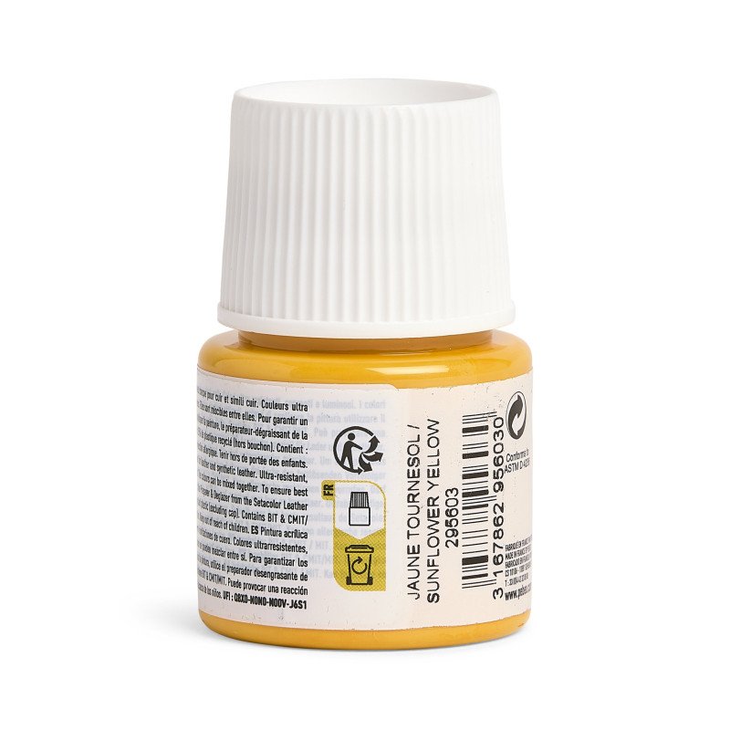 PEBEO SETACOLOR LEATHER 45ML SUNFLOW YELL