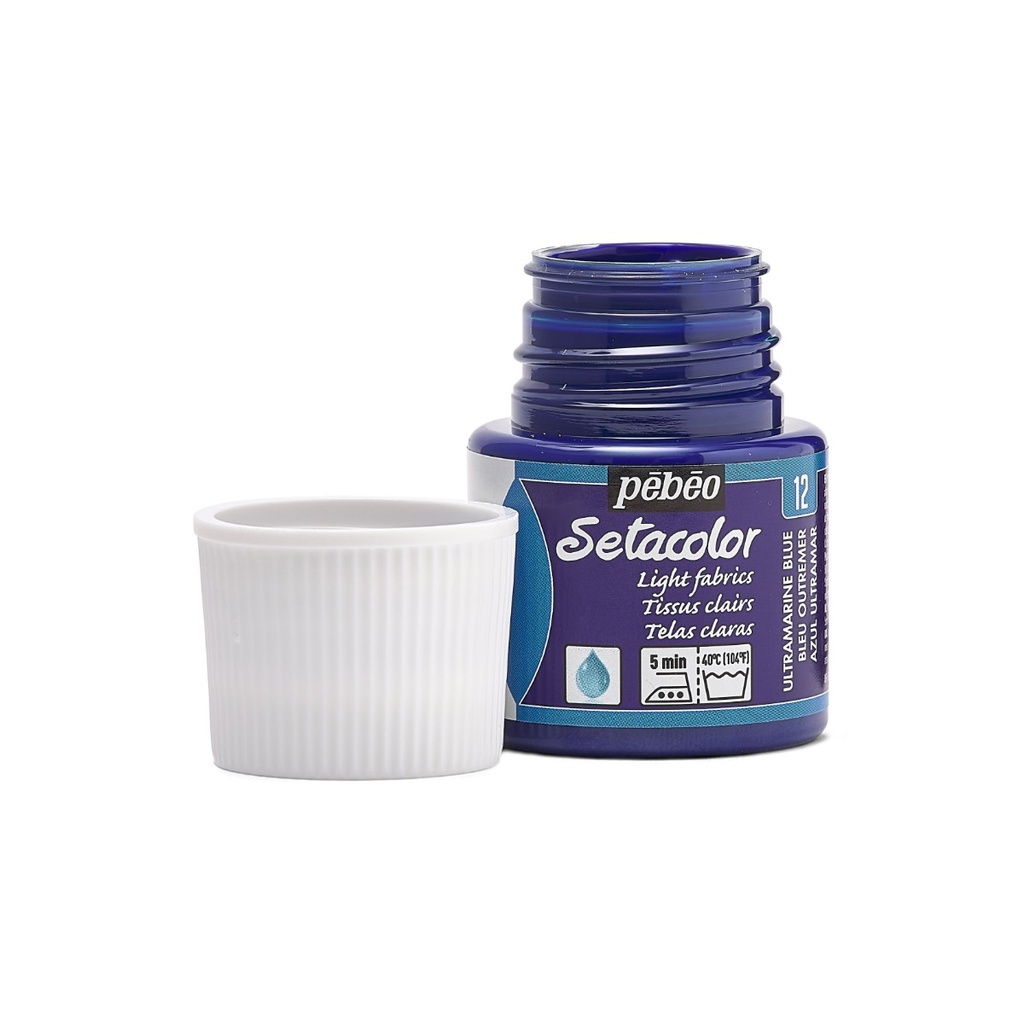 PEBEO SETACOLOR LIGHT FABRIC 45ML ULTRAMARINE