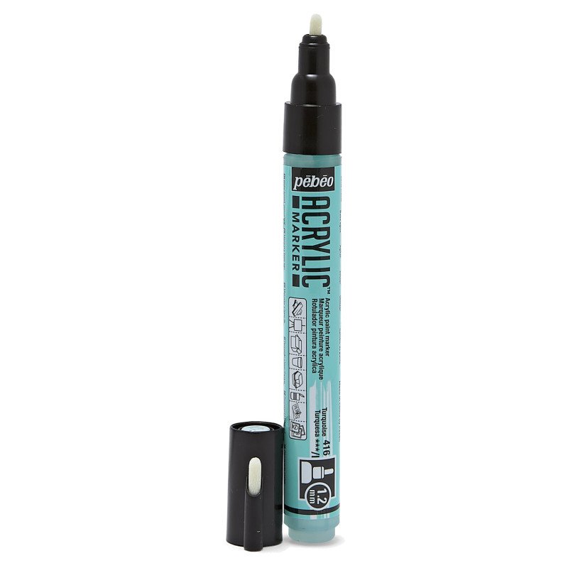 PEBEO ACRYLIC MARKER 1.2 TIP TURQUOISE