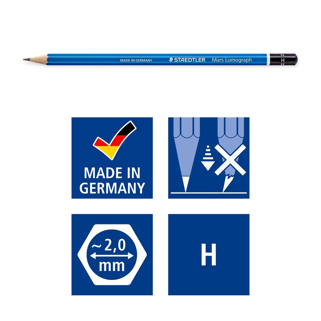 STAEDTLER PENCIL MARS LUMOGRAPH 100-HB